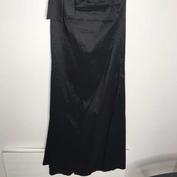 Jessica McClintock pink & black lace ruffle dress - Picture 2 of 9